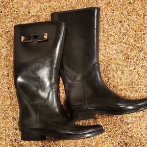 Ted Baker Black Rain Boots